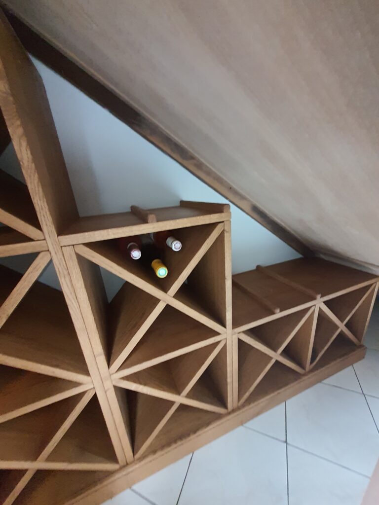 cave à vin en chêne massif Laxou