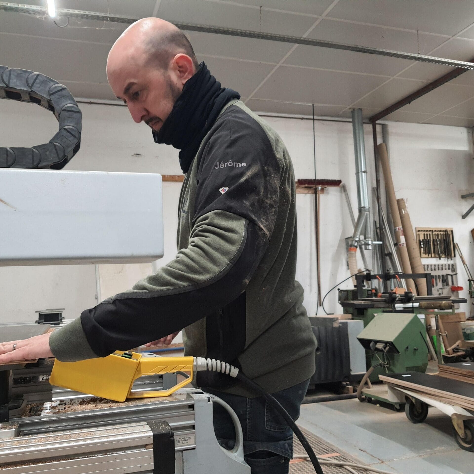 Jérôme co-fondateur ALC Menuiserie artisan menuisier Metz Moselle